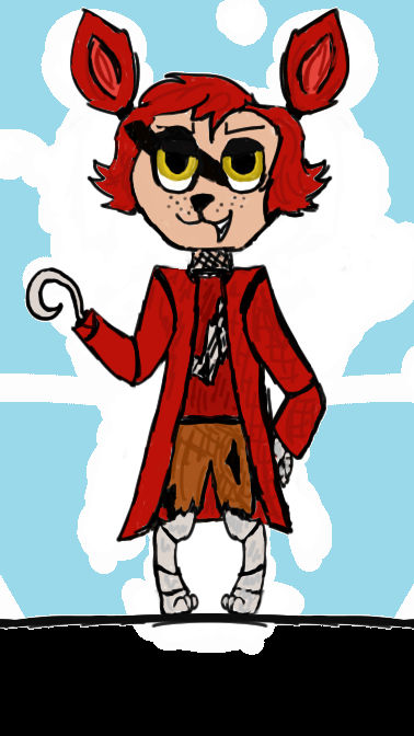 Foxy Humanized Foxy, Humanized by GalaxyGems on DeviantArt