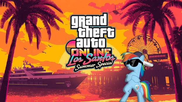 GTA Los Santos Summer Special RainbowDash