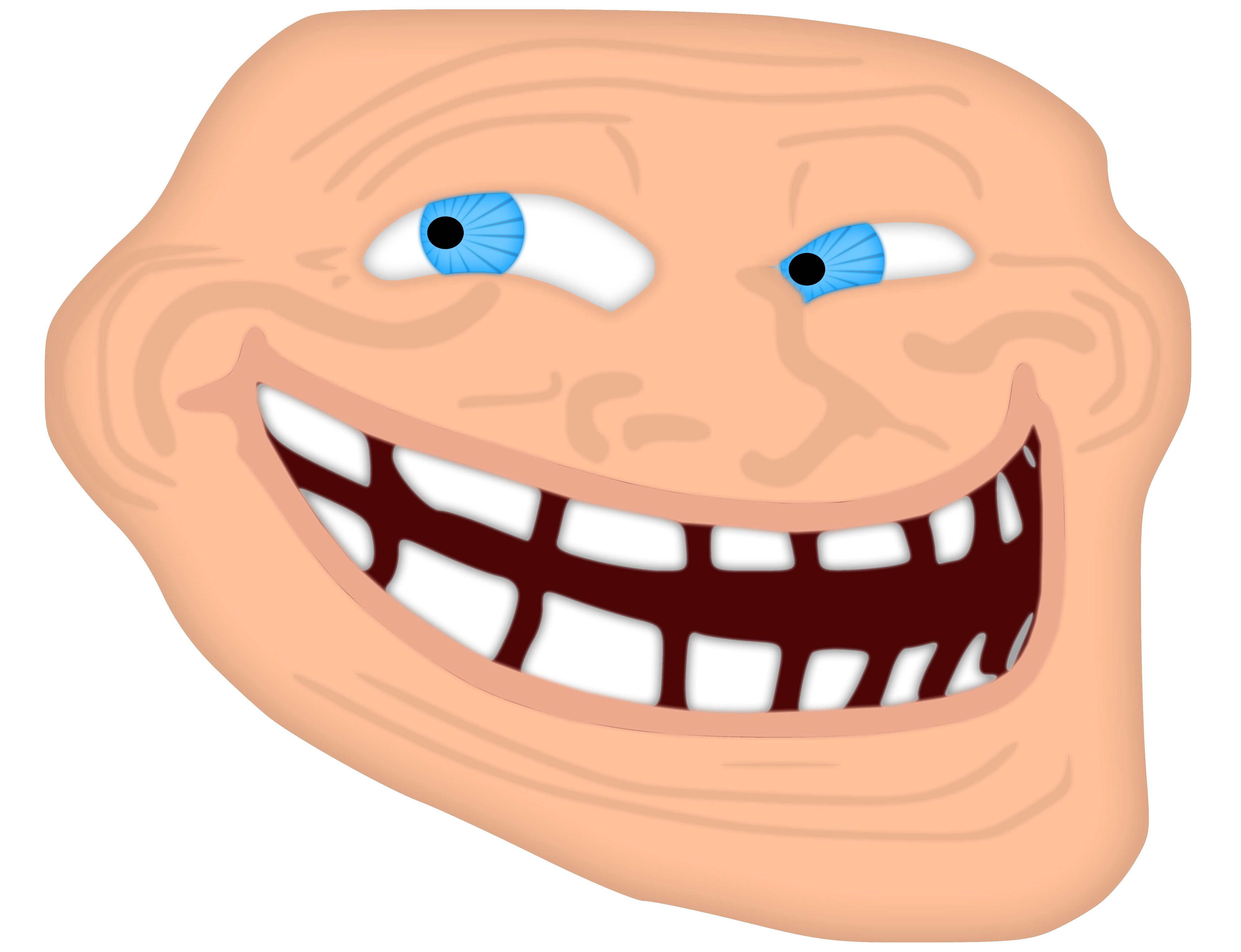 Trollface (PNG) by BlusterAster12 on DeviantArt