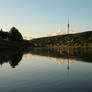 Mirrored landscape