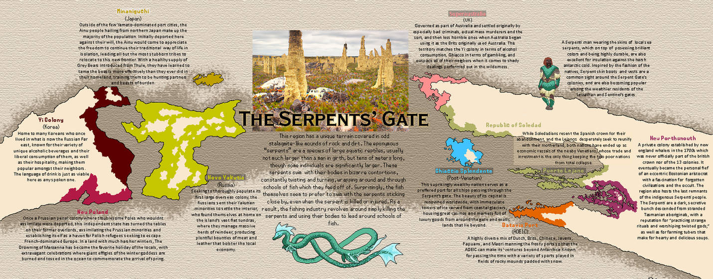 Serpent Gate BEYOND THE ICE WALL 1830 AD: THE SERPENT'S GATE by Ohawhewhe on DeviantArt