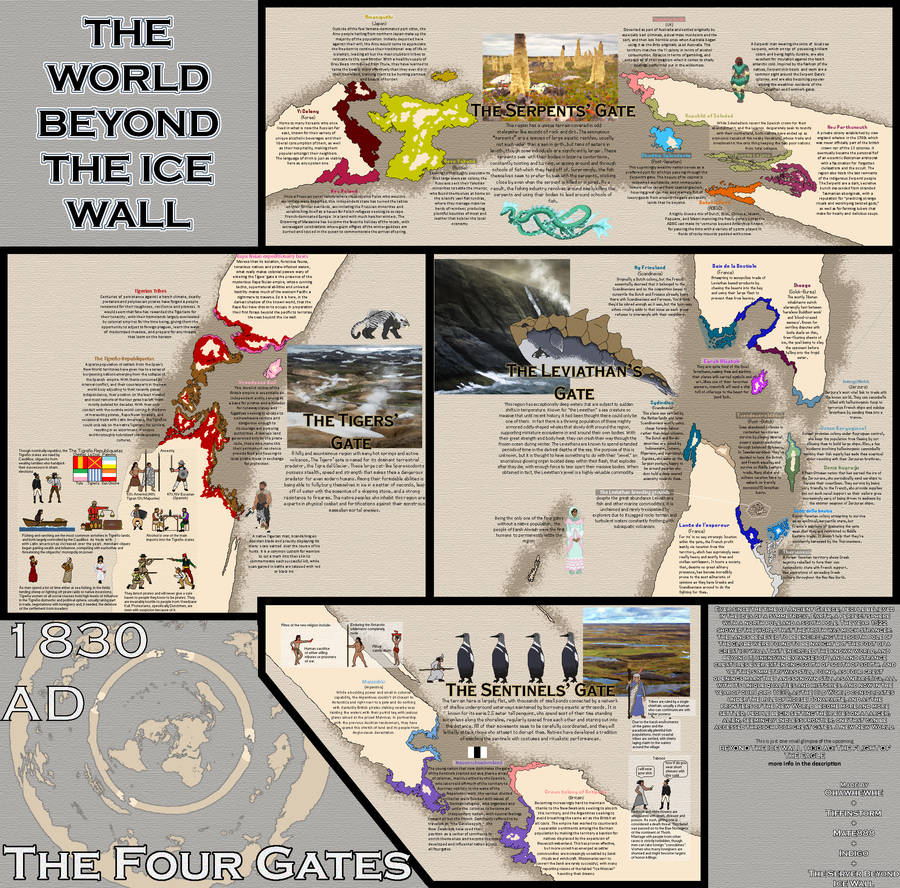 BEYOND THE ICE WALL 1830 AD: THE FOUR GATES by Ohawhewhe on DeviantArt