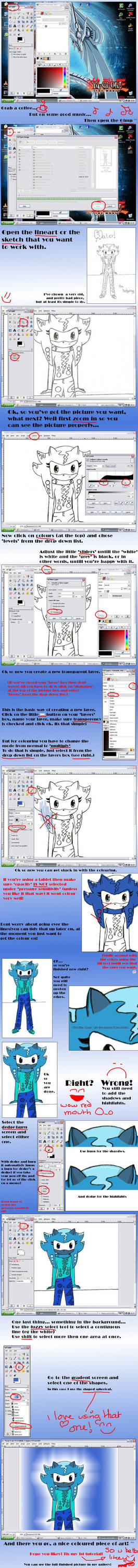 Gimp Colouring Tutorial