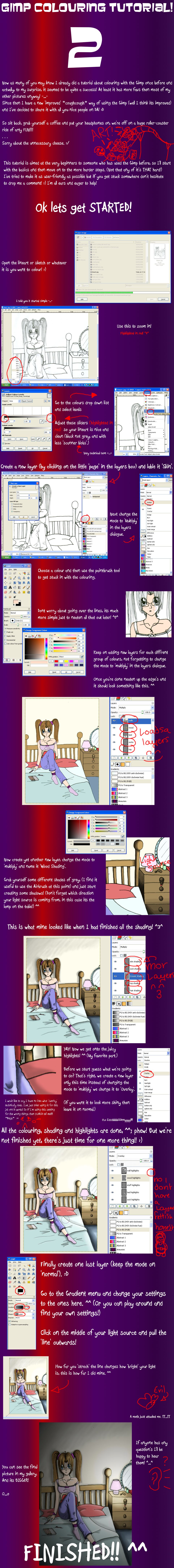 Gimp Colouring Tutorial II