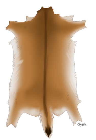 Brown Deer Pelt by InstantCoyote on DeviantArt