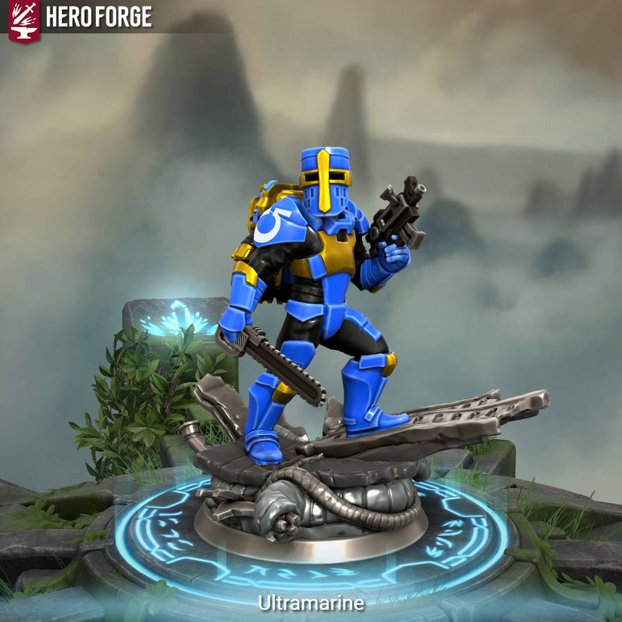 Ultramarine Hero Forge by ServantofEntropy on DeviantArt