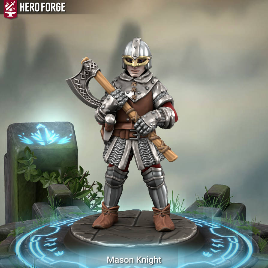 Forge Knight Mason Knight Hero Forge by ServantofEntropy on DeviantArt