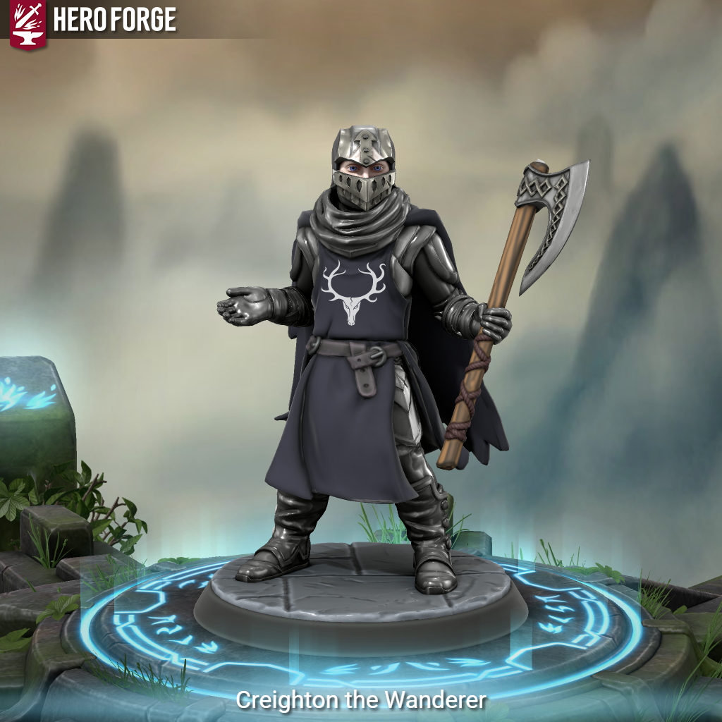 Creighton the Wanderer Hero Forge by ServantofEntropy on DeviantArt