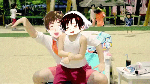 Romano and Spain Gif - Gangnam Style