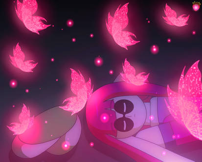 Surrounded by Red Rift Butterflies