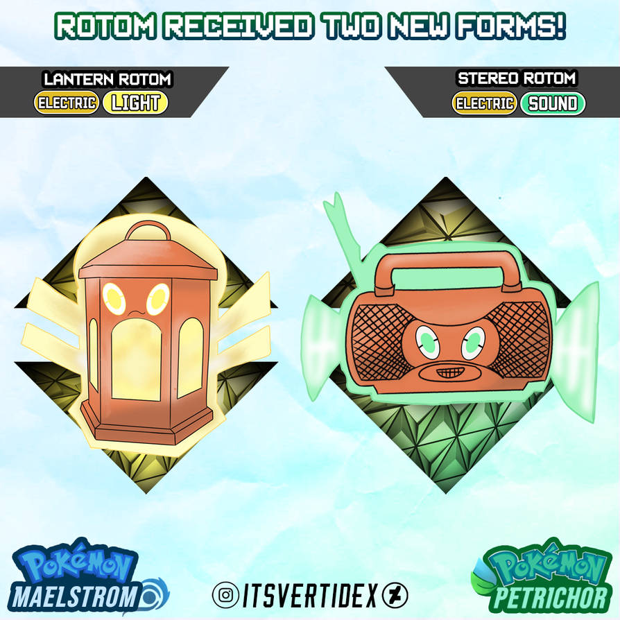 Rotom Forma Rotom ( 2 New Forms! ) by itsvertidex on DeviantArt