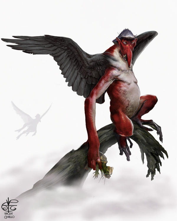 Tengu by Vincent-Covielloart on DeviantArt