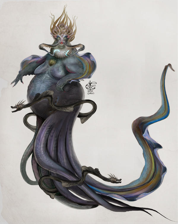 Abstract Ursula Ursula by Vincent-Covielloart on DeviantArt