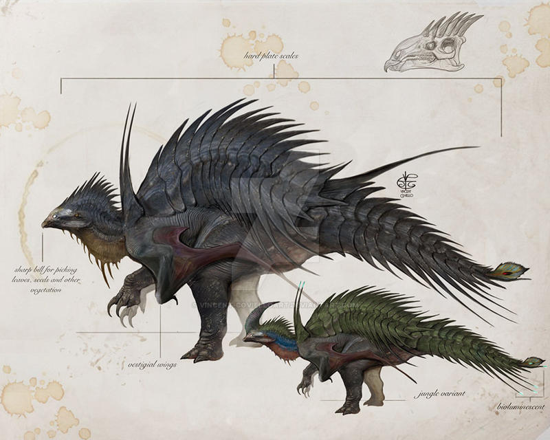 Serrated Plate Drake by Vincent-Covielloart on DeviantArt