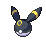 Umbreon themed Pokeball