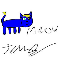 James as a cat