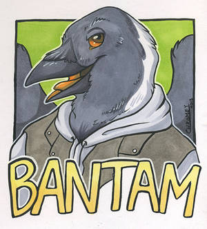 Bantam Traditional Conbadge