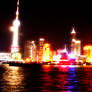 Shanghai Pier at Night