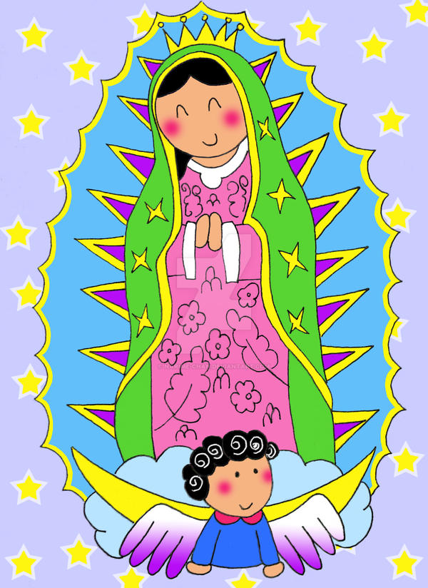 Virgencita de Guadalupe one by Narime-chan on DeviantArt