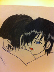 Sebastian and Ciel lovey dovey