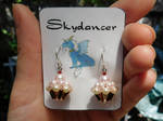 Beaded Cupcake Earrings by FeynaSkydancer