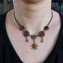 Sun, Stars and Steampunk Necklace
