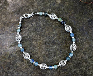 Celtic and Stone Bracelet