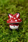 Mushroom Fox by FeynaSkydancer