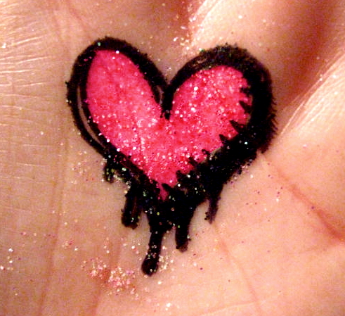 heart on my hand