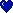 small heart - darker blue