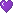 small heart - purple by prettypunkae