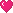 small heart - hot pink by prettypunkae