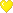 small heart - light yellow