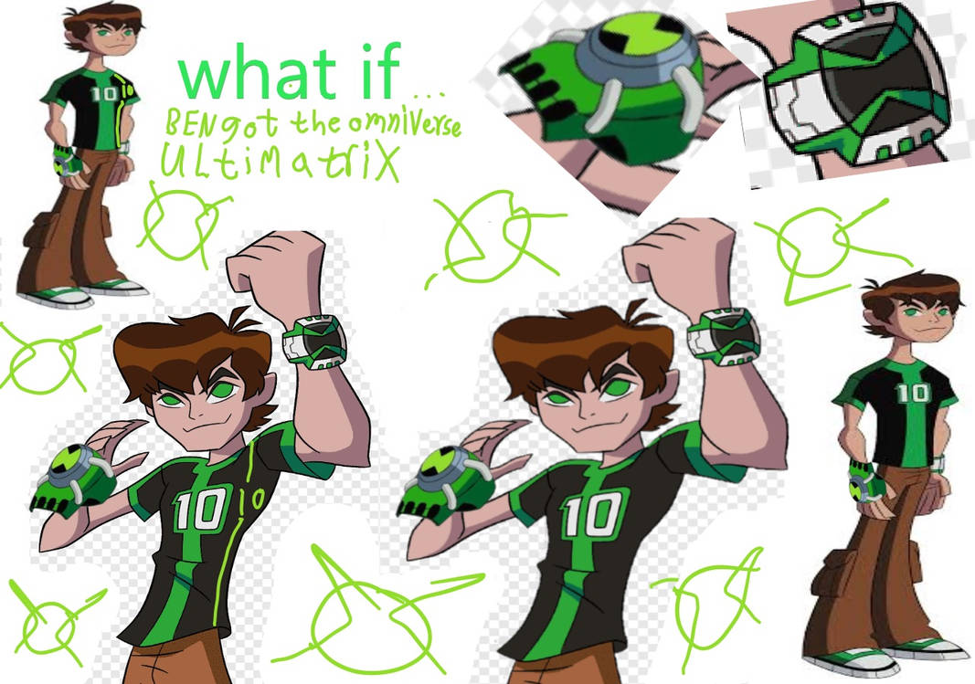 What if Ben got the omniverse ultimatrix poster by AND0059 on DeviantArt