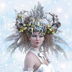 Portrait of a Winter Princess by G-abi-K