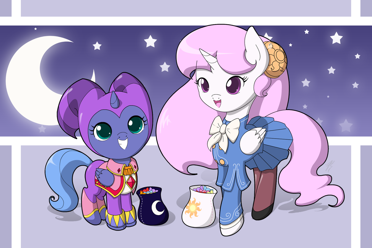 Halloween Alicorns by Jdan-S