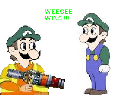 Weege and the dinner blaster