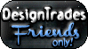 B/W Ani : Design Trades FRIENDS ONLY - Button by x-Skeletta-x