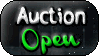 B/W Ani : Auction OPEN - Button by x-Skeletta-x