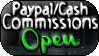 B/W Ani : Paypal/$ Commissions OPEN - Button by Drache-Lehre B/W Ani : Paypal/$ Commissions OPEN - Button by Drache-Lehre