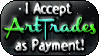 B/W Ani : I ACCEPT ATs as PAYMENT - Button by x-Skeletta-x