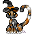 Witch Cat Icon - F2U! by x-Skeletta-x