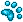 Paw Print (Light Blue) - F2U! by Drache-Lehre