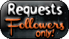BW Art Status - Requests FOLLOWERS ONLY! by x-Skeletta-x