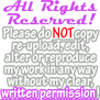 Simple All Rights Reserved! Banner