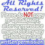 Simple All Rights Reserved! Banner (Blue)
