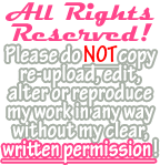 Simple All Rights Reserved! Banner (Pink) by Drache-Lehre