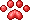 Paw Print .v4 - Red - F2U! by Drache-Lehre