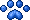 Paw Print .v4 - Dark Blue - F2U! by Drache-Lehre