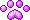 Paw Print .v4 - Light Purple - F2U!